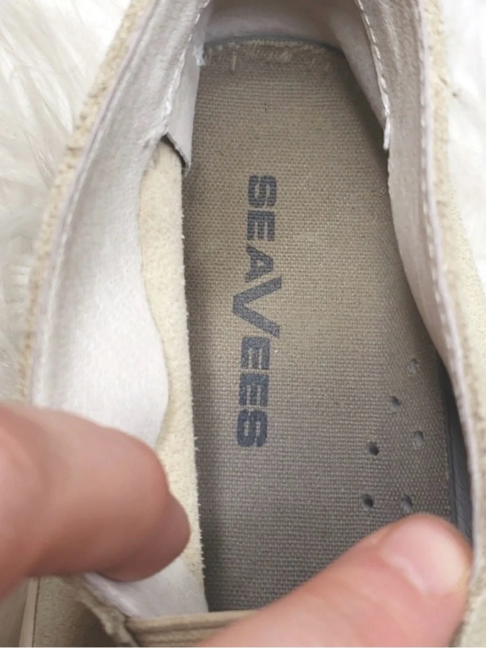SeaVees Huntington Middie OYSTER SUEDE 6.5
